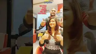 CHARMING HOUSEWIFE GETS FACE-FRAMING HAIRCUT IN HER LONG AND HEAVY HAIR #haircut #hair #hairstyle