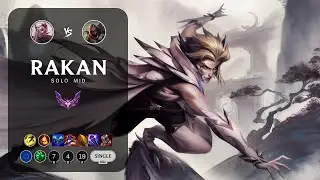 Rakan Mid vs Zed - EUW Master Patch 13.4
