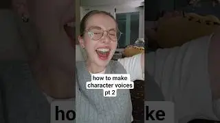 how to make character voices for voice acting part 2 #voiceactor #voiceover #voiceacting #anime #성우