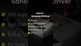 First notes on the Tech 21 Sansamp XB Driver #shorts #tech21 #tech21nyc #sansamp #basspreamp #bass