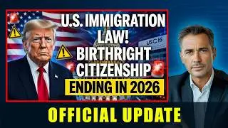 🚨 Birthright Citizenship Ending in 2026 | New U.S. Immigration Rules Explained