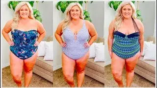 SWIMSUIT SATURDAY: WALMART! | PLUS SIZE SWIM HAUL | Taren Denise
