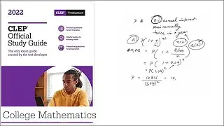 Q01 College Mathematics 2022 CLEP Official Study Guide