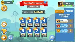 Angry Birds Friends. HandEgg Tournament. All levels 3 stars. Прохождение от SAFa