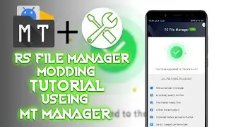 How to mod rs file manager useing mt manager and dev tool