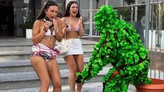 Bushman Prank in City 🌿😱 | People Got Scared & Then Laughed | Full Video