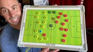 ZPU Soccer Coaching Board Review &ndash; Magnetic Tactics Clipboard Tested