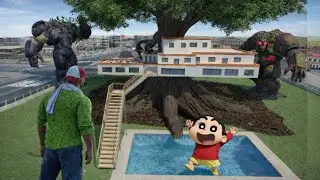 Happy Shinchan in Tree House | Indian Theft Auto Simulator Funny Gameplay
