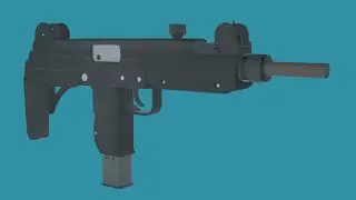 Low Poly UZI Animation