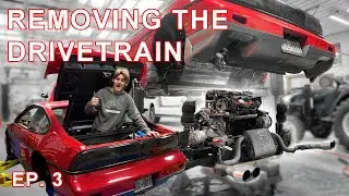 Снятие штатной трансмиссии - 3800 Замена моего Pontiac Fiero EP. 3