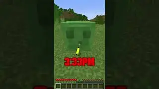 minecraft DON'T Give SLIME this... at 3:33?!?!?! #shorts