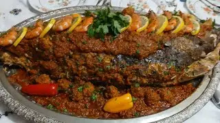 طبق كيحمر العين قبل الدوق ويستاهل يكون نجم الطبلة🐟😋 حوتة كتجي فقمة الروعة😘