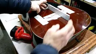 Chitarra acustica top deformato. acustic guitar belly reducer.