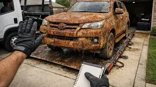 Restaurierung eines stark verrosteten Toyota New Fortuner 4×4 GR Sport TSS