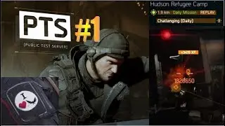 The Division 1.7 PTS testing #1: This is intense!!! (Global Event Threat 1, SOLO Hudson)