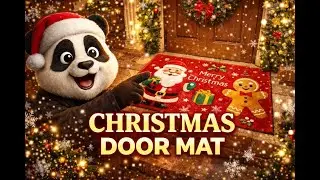 Best Christmas Door Mat for Home 2025 | Santa & Gingerbread Decor Review #christmas #buy #home