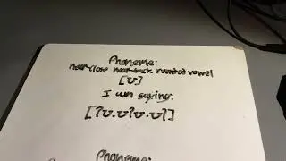 [ʊ] near-close near-back rounded vowel
