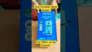 Viral Portable Mini Water Geyser review and Unboxing #unboxing #amazon #ledtv #viralproducts