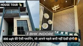 V221 | 20 x 40 sqft house plan | 3 BHK semi furnished bungalow for sale in indore 