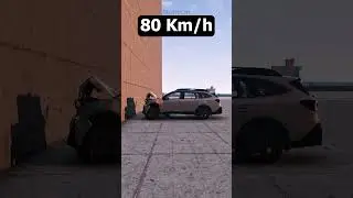 Subaru Outback Crash Test - BeamNG.drive
