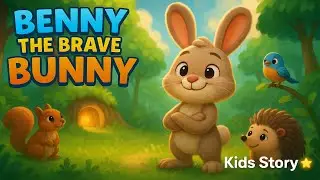 Rabbit Story | Benny The Brave Bunny | Kids Story | Kids Bedtime story | Kids Animal Story