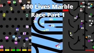 The 100 Lives Marble Race Part 1!