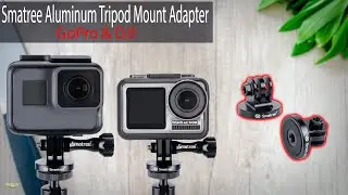 Smatree Tripod Mount Adapter for GoPro Hero & DJI Osmo Action | Unbox & Review!