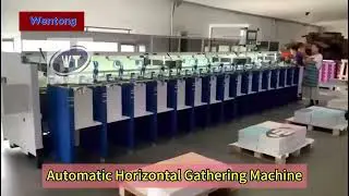 Automatic Paper Gathering Collating Machine Paper Collator Machine