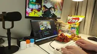 HIBI June (AEBoards Raeds HE) 타건음 (리듬게임 실전편)