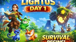 Palworld Mobile Game | Lightus Gameplay | Day 1 Survival Begins 🔥#palworldmobile #lightus 