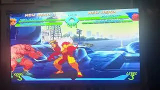 X-Men vs Street Fighter- Sabretooth Short Combos 