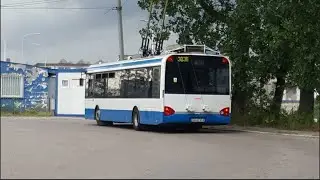 Gdynia - przejazd trolejbusem Solaris Trollino 12AC #3036 na linii 24 w kierunku Stoczni Gdyńskiej