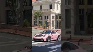 Arab Millionaire enjoying his Porsche 992 GT3 RS in Monaco #monaco #supercars #luxury #lifestyle