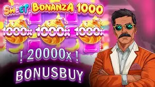 ТОП ЗАНОСОВ в Sweet Bonanza 1000 ! занос 20000x ! ПРОМОКОДЫ