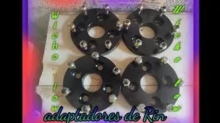 cómo se hacen unos adaptadores de rines de 4 a 6 birlos (4/100 a 4/139.7)