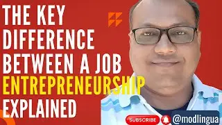 The Key Difference Between A Job And Entrepreneurship Explained