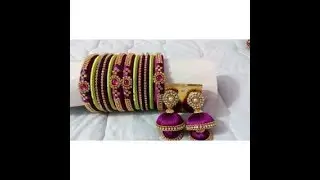 SHALINI LADIES CORNER SILK THREAD BANGLES.
