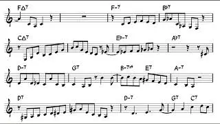 Sarah Vaughan - Just Friends Transcription