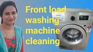 Front load washing machine deep cleaning /drum cleaning #video #shorts #trending #youtubeshorts