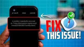 Как исправить ошибку &laquo;Проблема повторяется&raquo; в Safari на iPhone