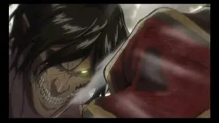 ATTACK ON TITAN * EREN vs REINER * TITANIUM Guetta ft. SIA AMV