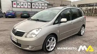 TOYOTA Corolla Verso 1.8VVT-i SOL 99KW. Made in Japan Suomi-Auto. IPF-148