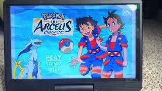 Pokémon The Arceus Chronicles DVD opening & menu