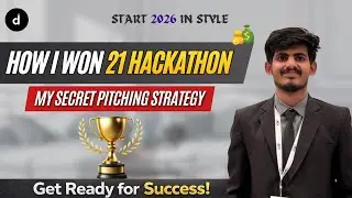 How I Won 21x Hackthon || Hackathon Presentation Tips to Pitch & Win