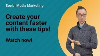 How to save time when creating content for your Business on Social Media!