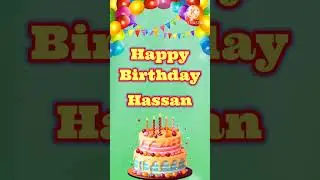 Happy birthday 🎂 Hassan |Colourful theme 🥳 Celebrate 🎉 your special day #birthday#status#wishes#gif
