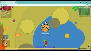 Mope.io, but I can only stay in the desert...