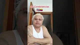Mis condolencias a Republica Dominicana 🇩🇴🇻🇪