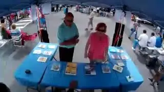 Hazleton Fun Fest at JW Public Witnessing Booth 2016