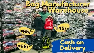 Bags Manufacturer and Biggest Warehouse in Mumbai Wholesale Market